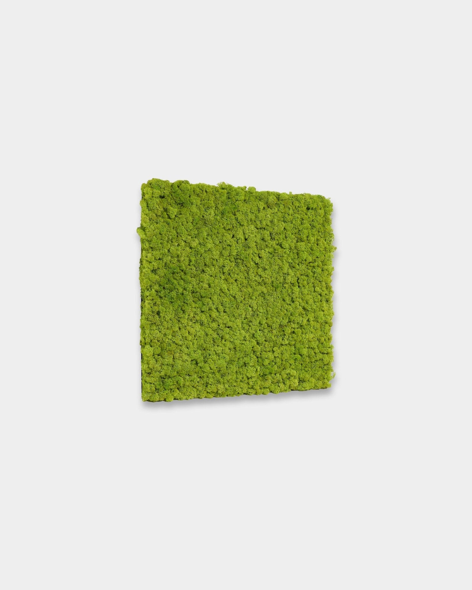 WoodUpp Akupixel Panel akustyczny w kolorze Apple Green, w rozmiarze 60 x 60 cm, ma wyraziste zielone lamele na jednolitym białym tle.