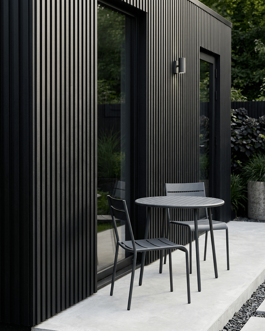 Aluwood | Panel elewacyjny / Alu, Black, 240 x 45,1 cm 